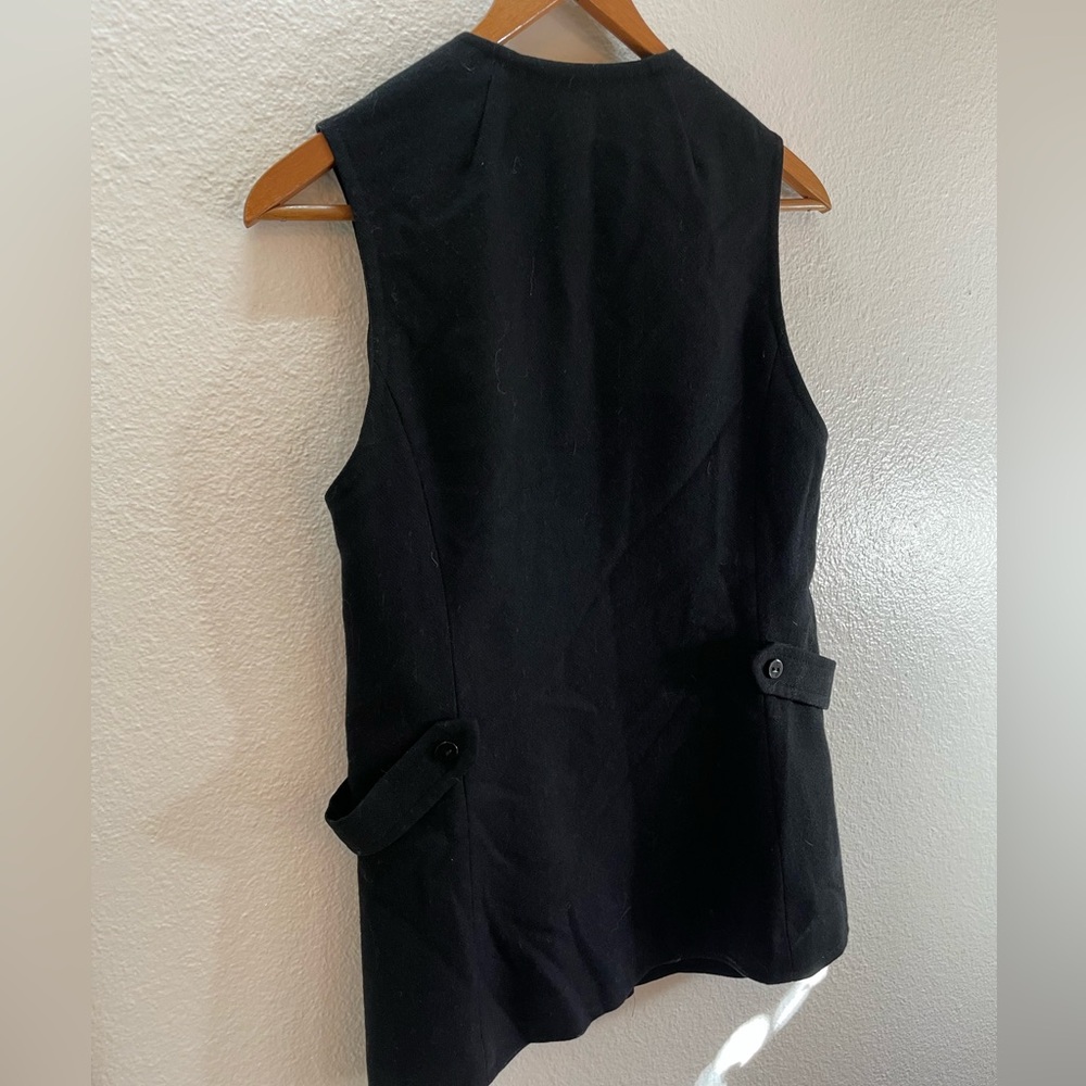Pendleton Vintage 100% Wool Long Buttoned Vest Si… - image 4